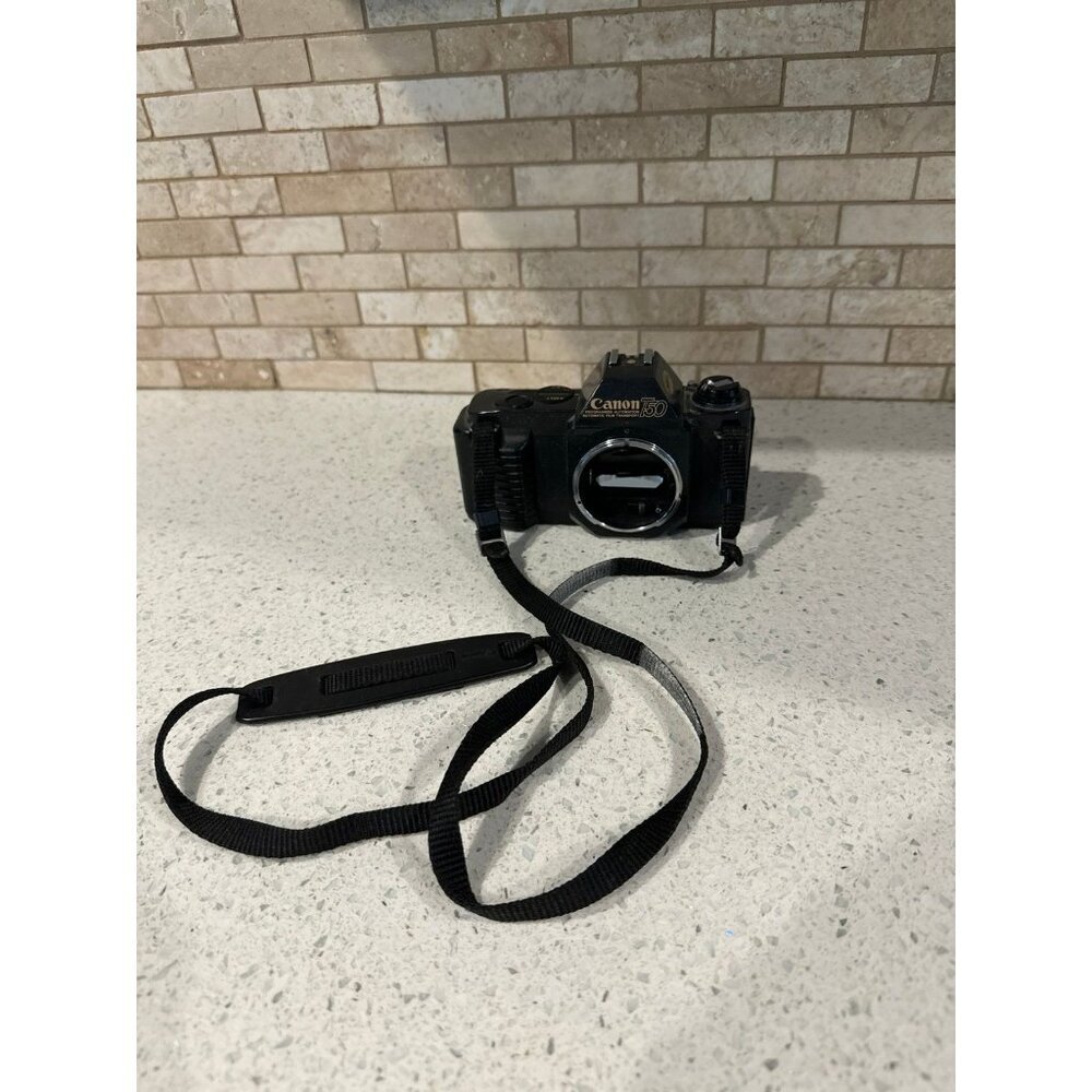 Canon T 50 SLR 35mm MF Film Camera Body Only From Japan